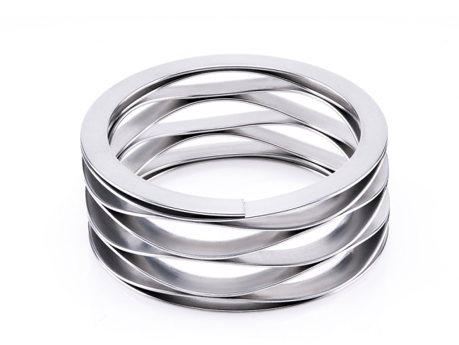 LMS Series Multi-Turn Wave Springs with Shim Ends