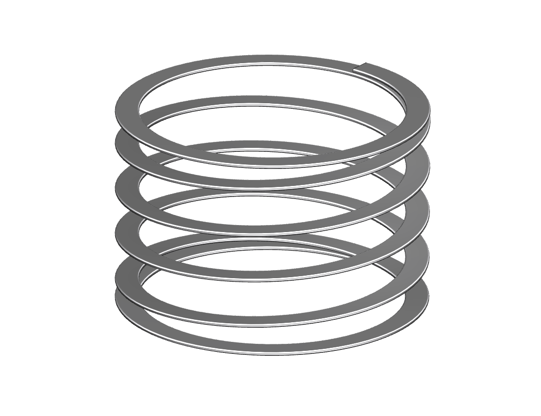 Pitched Coil Spring